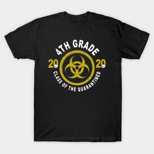 4th Grade 2020 Class Of The Quarantined Graduation T-Shirt